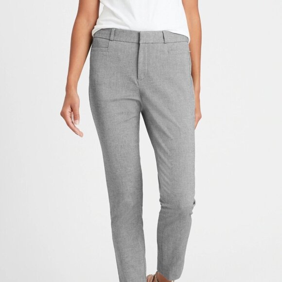 Banana Republic Sloane Stretch Crop Trouser Pant - Picture 3 of 8